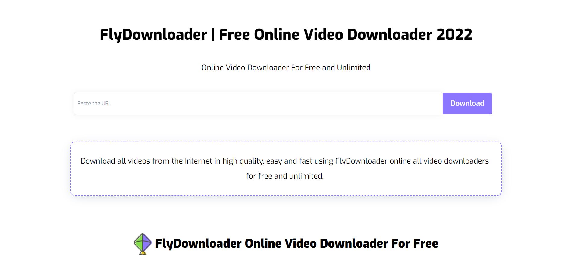وب‌سایت FlyDownloader