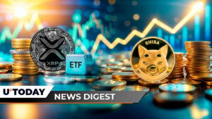 XRP ETF نرخ تأیید Bloomberg ، Shiba Inu در مالیات Ultra Nadir Golden Cross اعلام کرد ، DGECOIN 500 میلیون موفقیت را ثبت می کند: خلاصه اخبار Crypto توسط U.Today