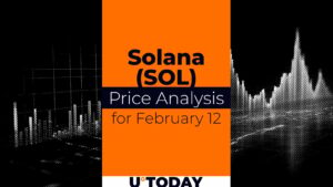 سولانا برای 12 فوریه (سمت چپ) تخمین قیمت